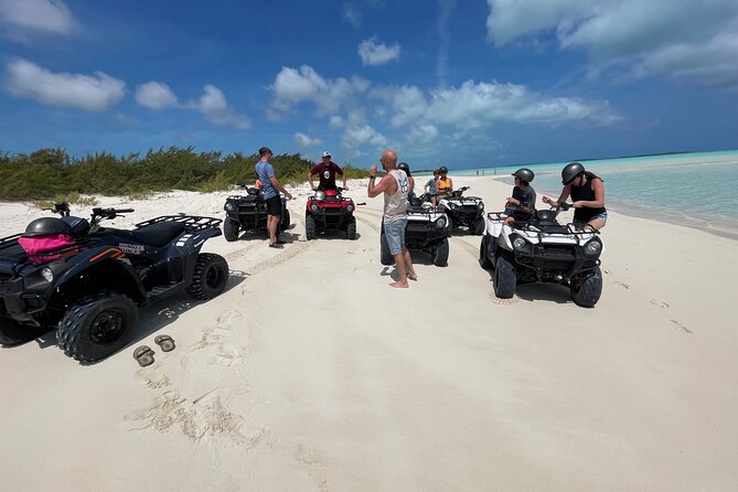 3 Hours Guided Great Exuma ATV Tour - A dirt trail to sea rocks and a quiet beach
