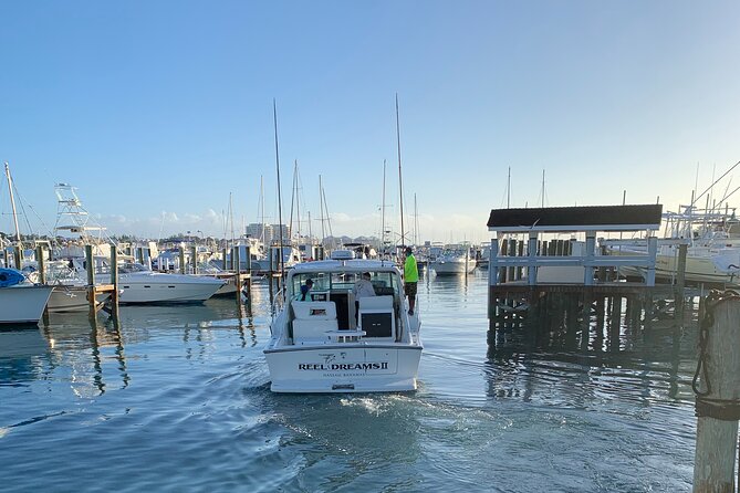 4 hours 38ft Reel Dreams Private Charter in Nassau - Leaving from Nassau Yacht Haven