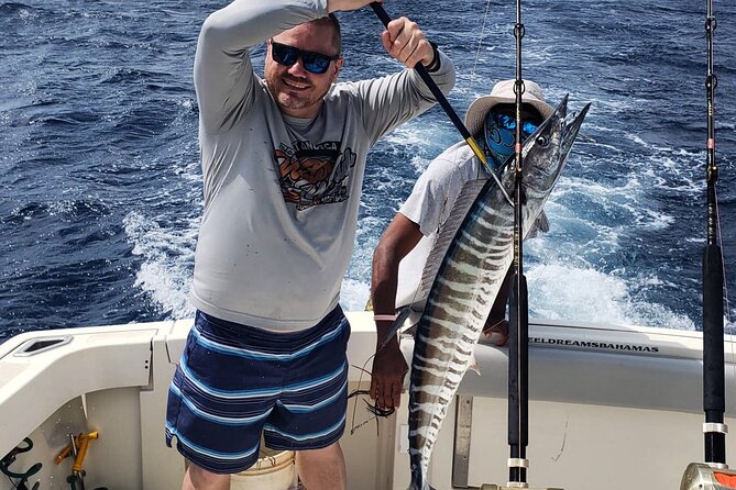 8 hours 34ft Day Dream Private Charter in Nassau - What an Exuma-focused day may include
