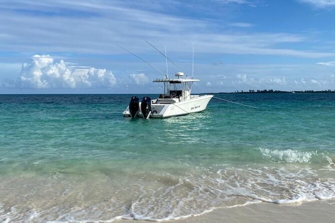 8 hours 34ft Day Dream Private Charter in Nassau - Choosing between fishing, snorkeling, and beach time