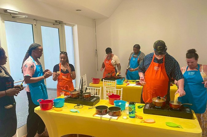 Authentic Bahamian Cooking Class - Working at Goombay House Cooking Studio