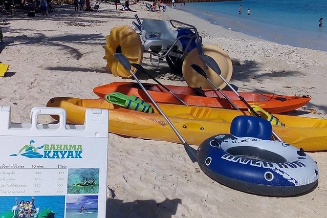 Bahama Kayak Full Day Water Sports Package at Junkanoo Beach - Finding the beach and getting settled