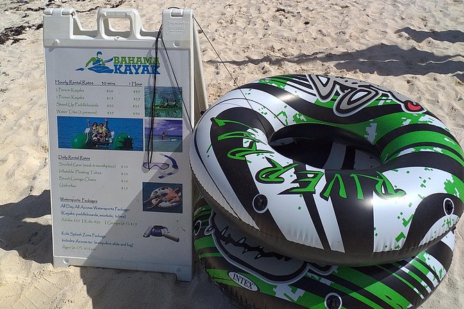 Bahama Kayak Full Day Water Sports Package at Junkanoo Beach - The small beach atmosphere