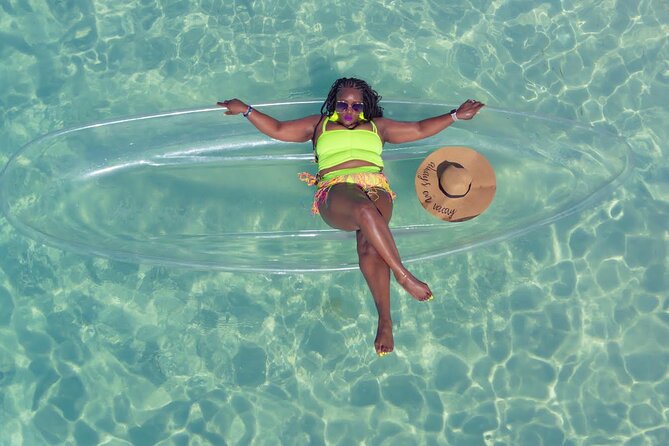 Beach Day and Clear Kayak Photoshoot in Bahamas - Port Lucaya Marketplace and the straw vendors