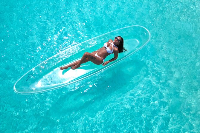 Clear Kayak Drone Photoshoot in Nassau Bahamas - Raw photos arrive quickly, edited images take longer