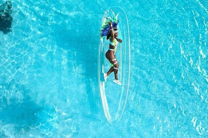 Clear Kayak Drone Photoshoot in Nassau Bahamas - Timing, transportation, and weather