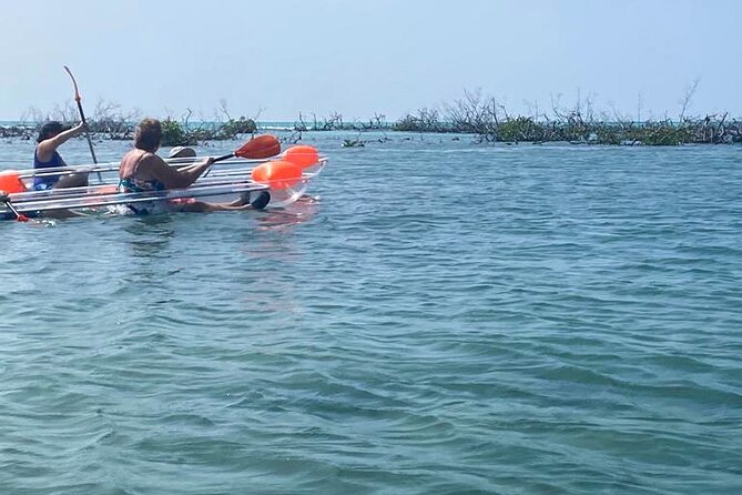 Clear Kayak Tour - Getting ready for the clear kayak