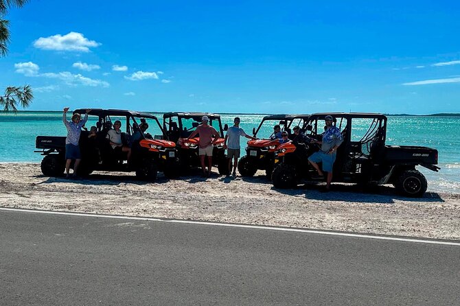 Exuma,Bahamas: 6 Seater Buggy/Jeep Rental with Bluetooth speakers - A full day on Great Exuma, your way