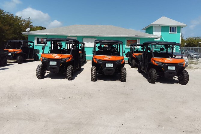Exuma,Bahamas: 6 Seater Buggy/Jeep Rental with Bluetooth speakers - Dean’s Blue Hole, a major inland destination