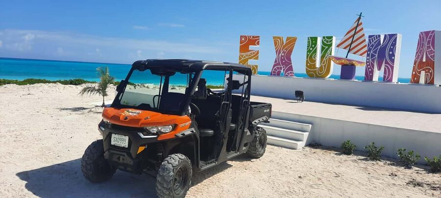 Exuma,Bahamas: 6-Seater Buggy Rental with Bluetooth speaker - Starting at Exuma Yacht Club