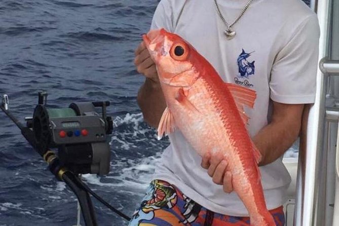 Half day Deep sea/light tackle fishing charters - How rough water can change the day