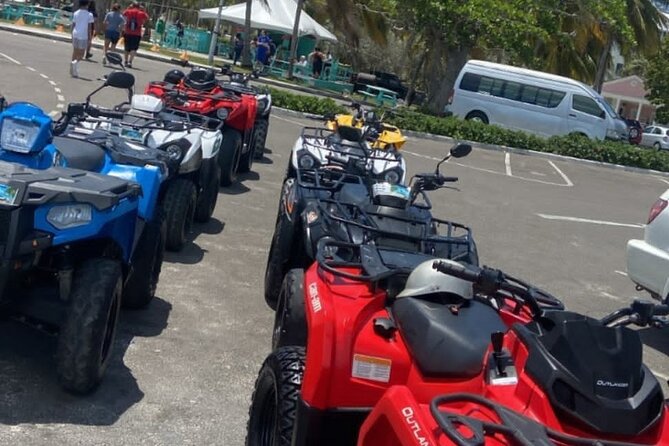 Jetski Rentals Nassau Bahamas. Transportation included (free) - Arriving at the jetski area