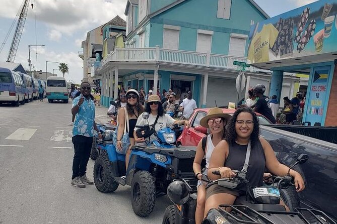 Nassau Atv Island Half-Day City Tour with Free Pick-Up - Nassau landmarks before the ATVs