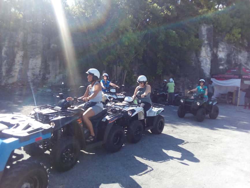 Nassau: ATV Tour with Bahamian Lunch - Starting on Sands Road with the safety briefing