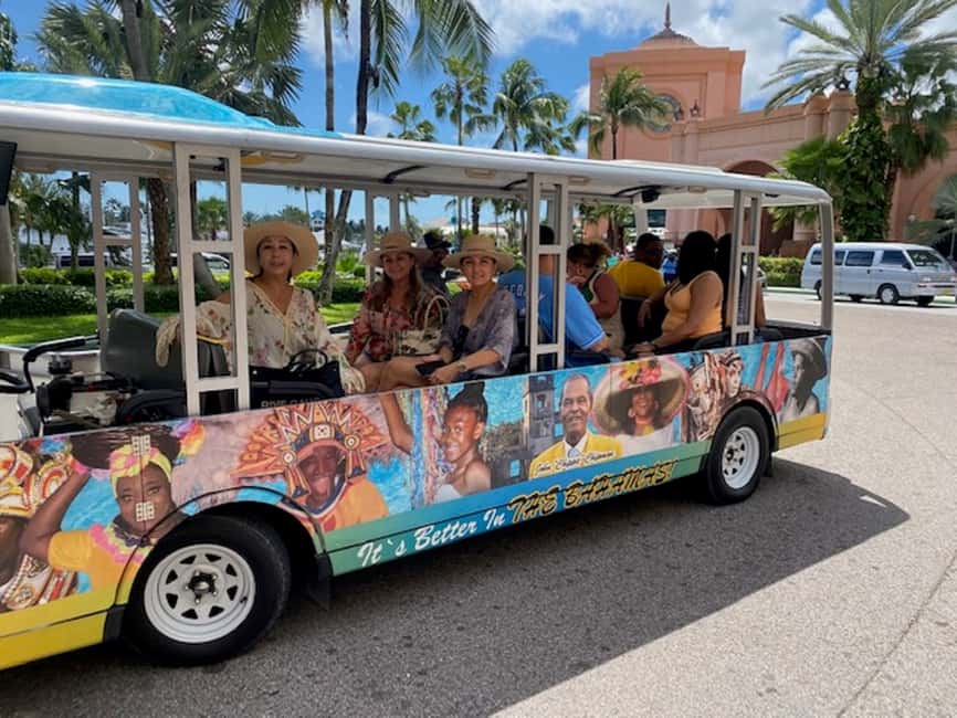 Nassau: Bahamas Culture Tour with Electric Trolley and Water - Riding Nassau in an electric trolley