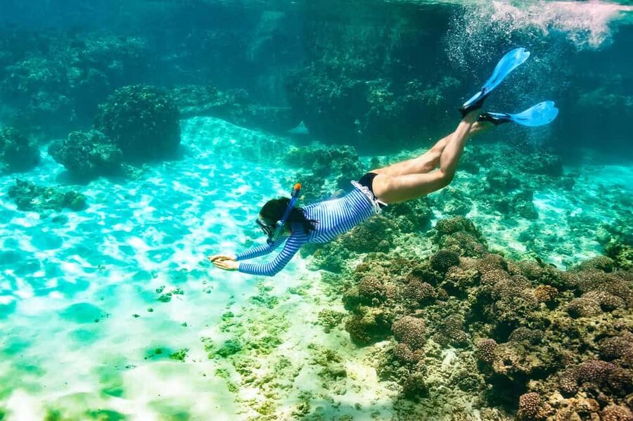 Nassau: Catamaran Sail and Snorkel Tour - One hour of snorkeling, when conditions cooperate