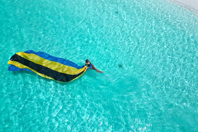 Nassau Clear Kayak Drone Photoshoot- Floating Dress - The first photos let you be yourself