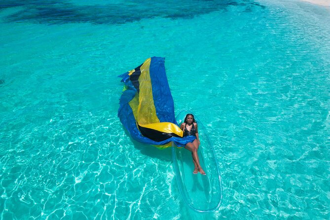 Nassau Clear Kayak Drone Photoshoot- Floating Dress - What 75 minutes really gets you