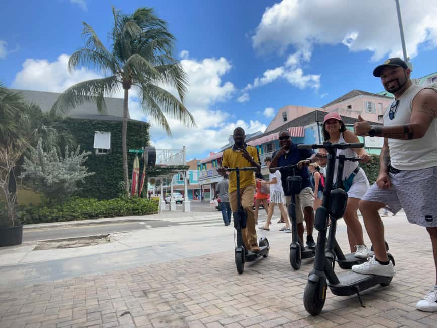 Nassau: E-Scooter Tour with Food Tasting and Local Drinks - Rum cake, tea, and the flavor of the island