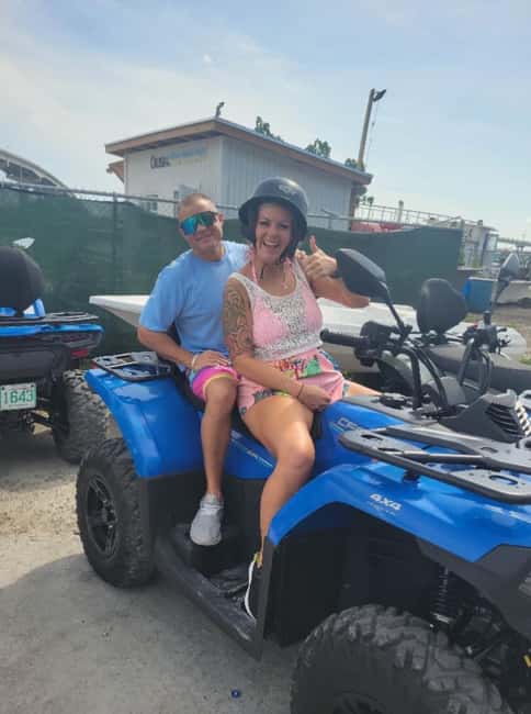 Nassau: Guided ATV Tour - Getting comfortable on the CF Moto 500