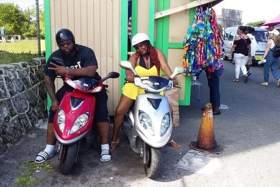 Nassau: Guided Scooter/ATV Rental or Tour w/Beach Day Bundle - Queen’s Staircase and Nassau’s old defenses