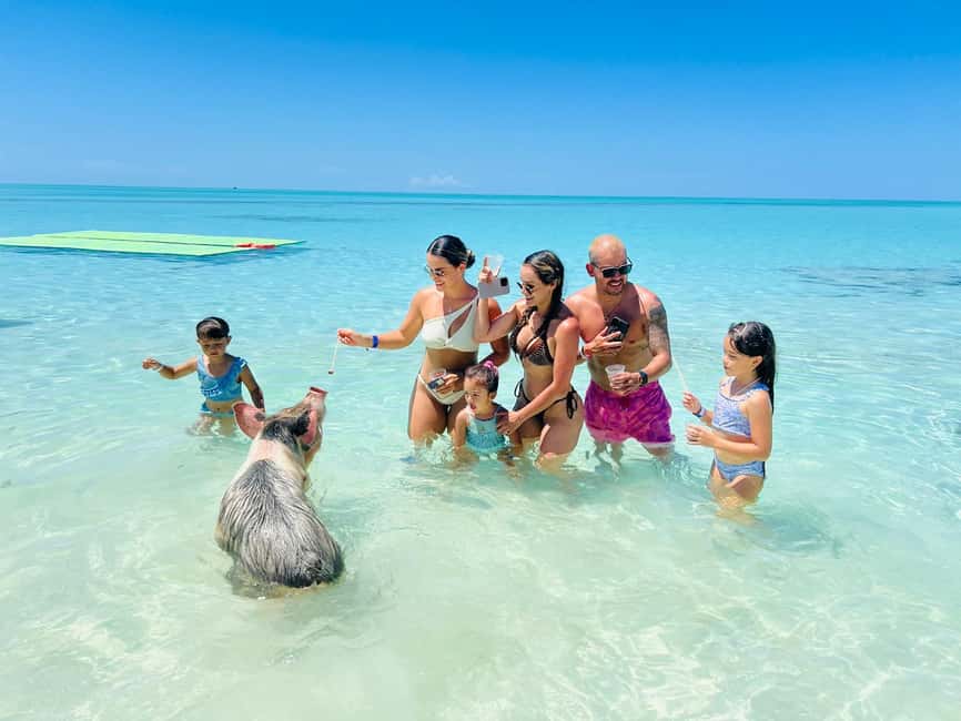 Nassau: Half-Day Swimming Pigs, Reef Snorkel & Beach Club - Athol Island brings the best water time