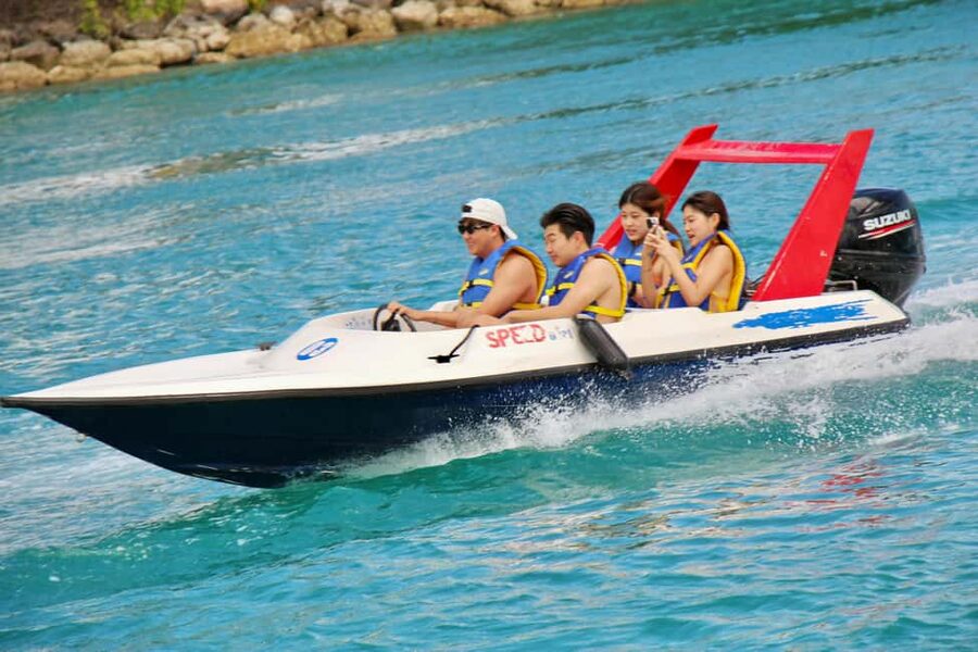 Nassau: Self-Drive Speedboat Ride and Pig Swimming Encounter - Taking the wheel across Nassau’s open water