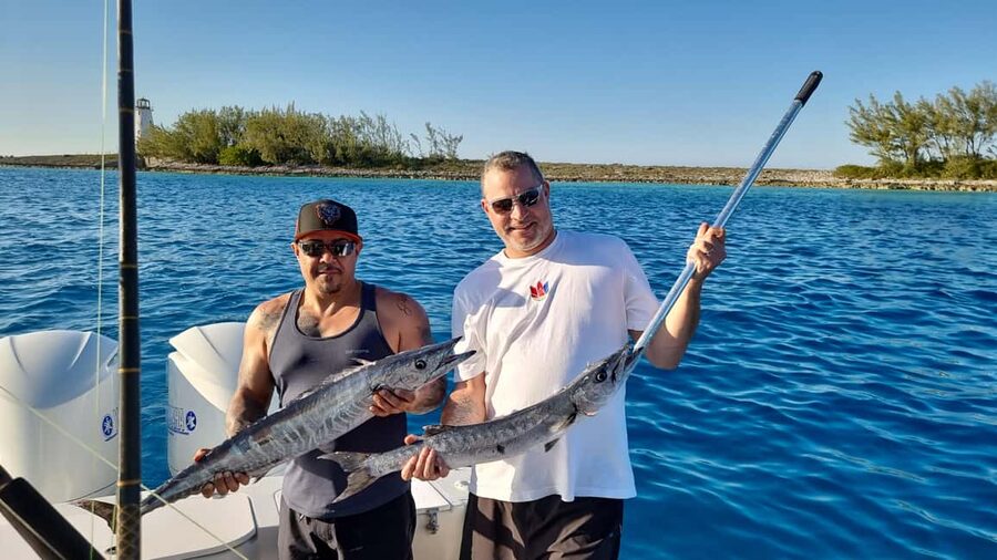 Nassau: Sport-fishing private charter . - Catching dolphin, wahoo, marlin, and sailfish