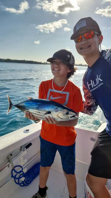 Nassau: Sport-fishing private charter . - Adding snorkeling, turtles, pigs, and beaches