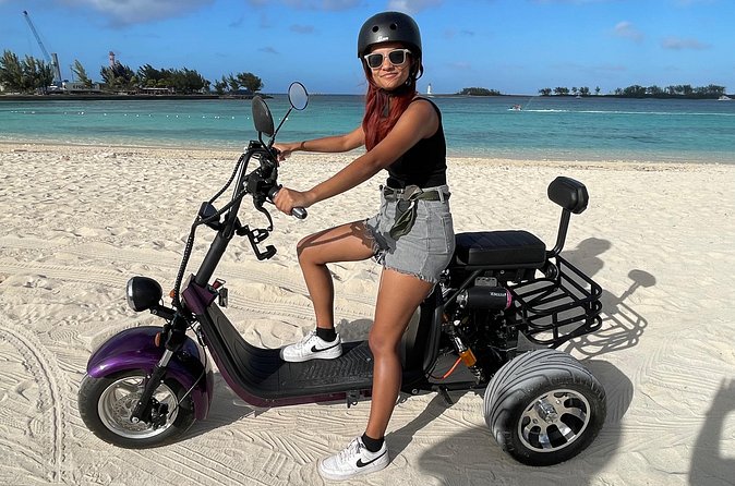 Nassau Trike Site and Beach Tour - Long Wharf Beach for Water and Fresh Air