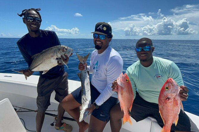 Private Bahamas Boat Fishing and Turtle Snorkeling Tour - Rose Island for a full hour of beach time