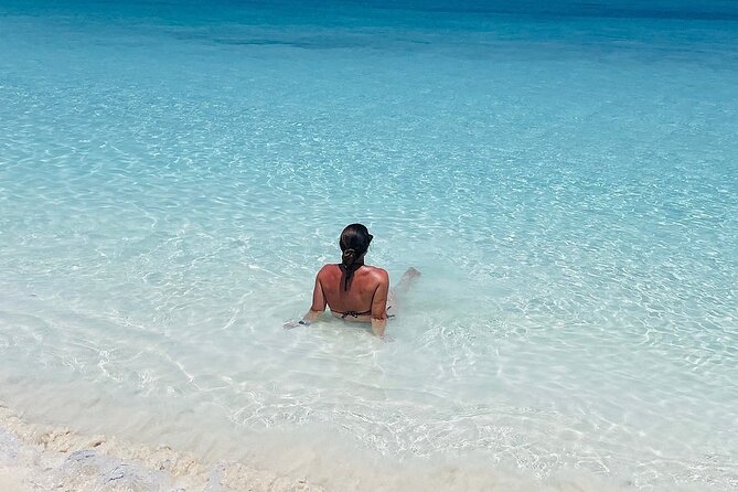 Private Full Day Cruise Tour in Rose Island with Snorkeling - Leaving Nassau with Atlantis in view