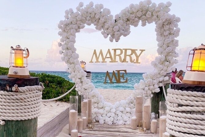Private Romantic Beach Proposal in Nassau Bahamas - Why this Nassau proposal feels personal