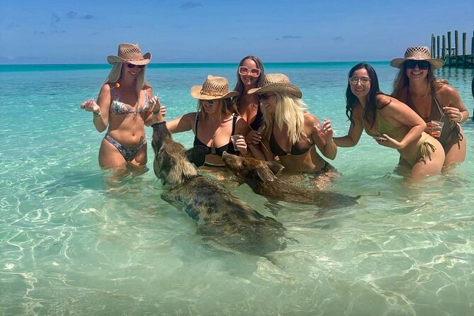 Rose Island Swimming Pigs & Beach Snorkeling Experience Nassau - Leaving Nassau by ferry