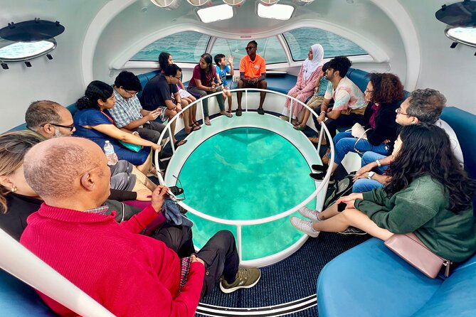 Semi Submersive Glass Bottom Boat Eco Tour in Paradise Island Bahamas - Four coral reef stops and fish feeding