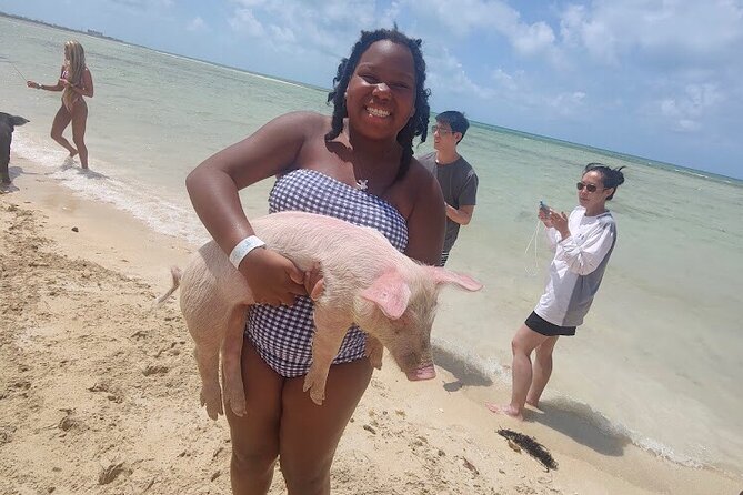 Swim with the Pigs and Explore Caves in Nassau - Atholl Island and the pig beach