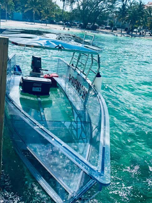 The Clear Boat Experience Bahamas drinks and snacks included - Guides, transport, and basic comfort
